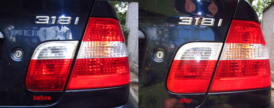 BMW before and after